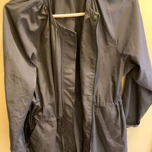 JJILL RAIN COAT DARK BROWN SIZE LG